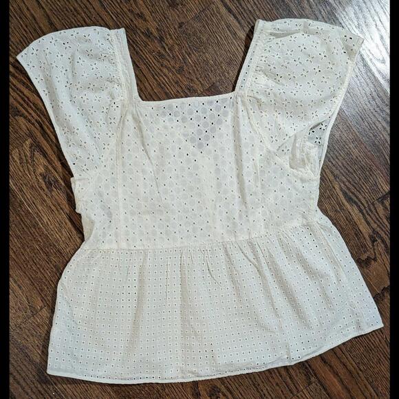Madewell White Eyelet size M - Picture 4 of 4